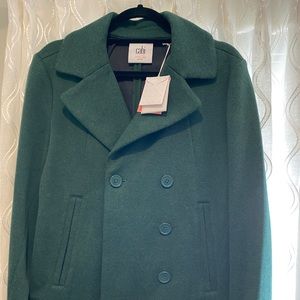 CAbi short Green blazer. Size L. NWT.